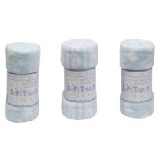 FBP10-B: Blue Printed Supersoft Roll Wrap